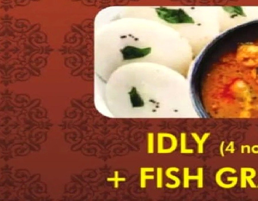 Idly (4 Nos) + Fish Gravy