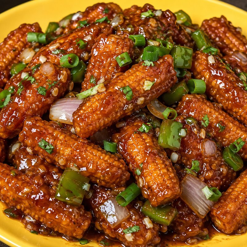 Baby Corn Manchurian