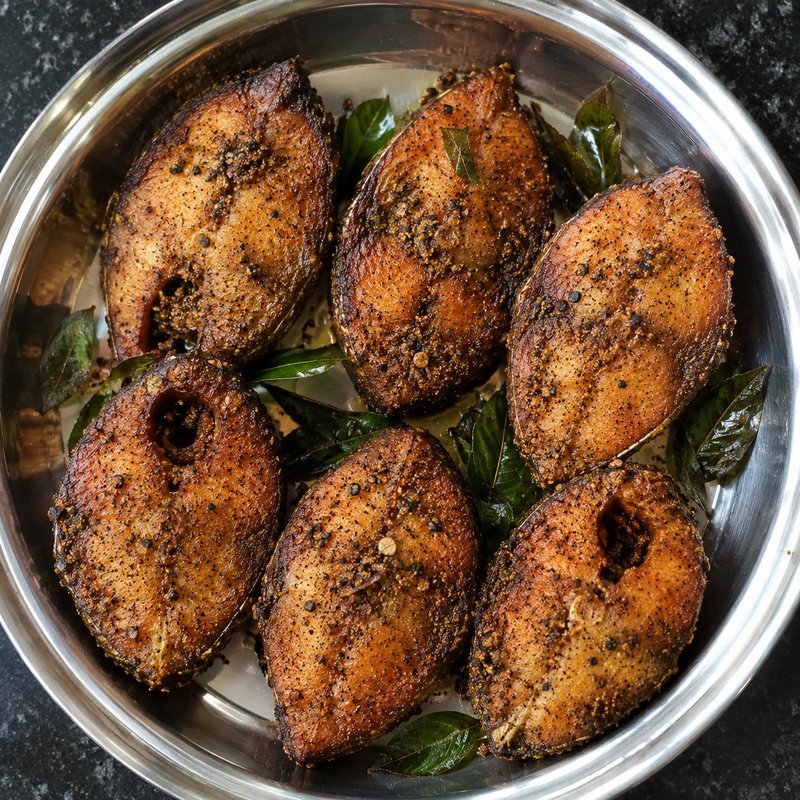 Fish Pepper Fry (6 Pcs)