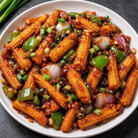 Baby Corn Chilly
