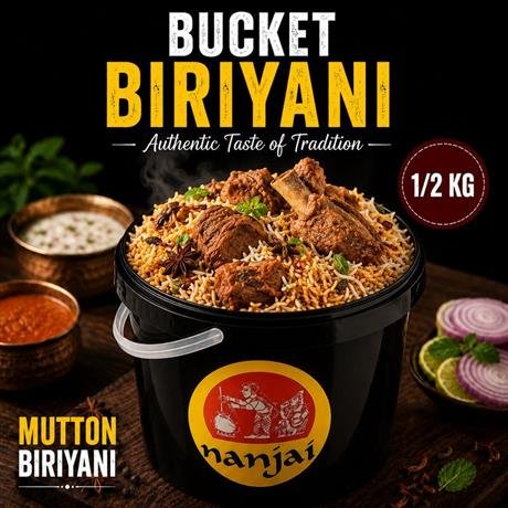 Bucket Biriyani Chicken 1 Kg (8 Persons)