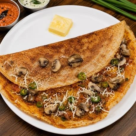 Mushroom Dosa