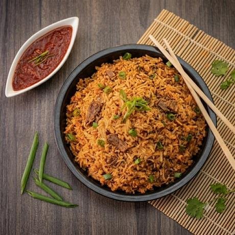 Mutton Schezwan Fried Rice