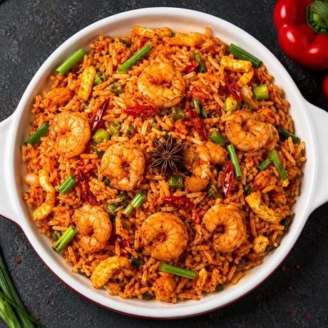 Prawn Schezwan Fried Rice
