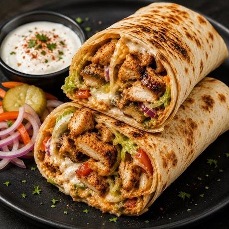 Plate Shawarma Role